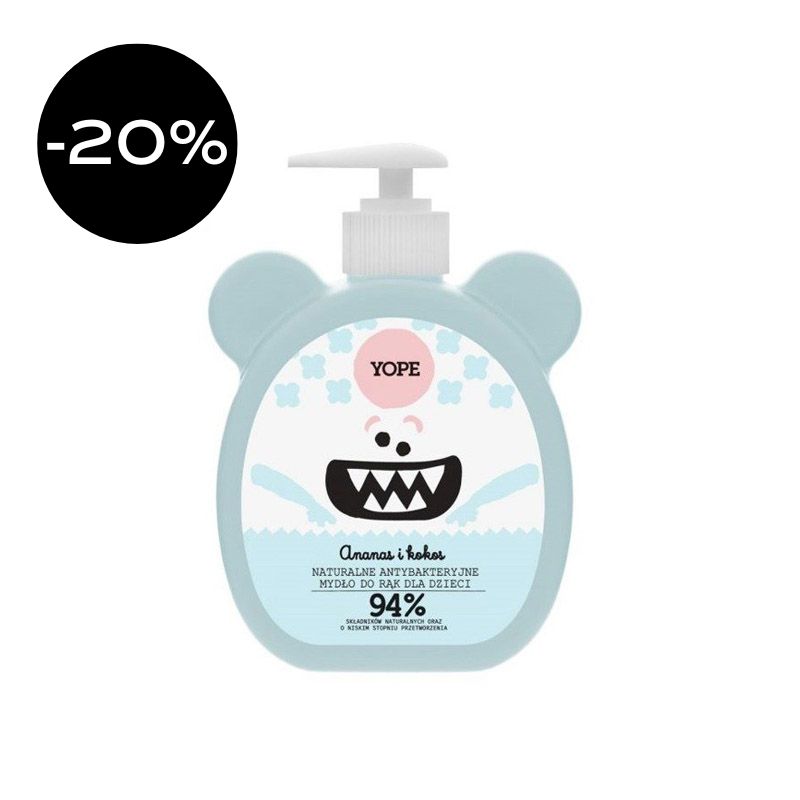 Gel de manos antibacteriano niños - aroma Piña y Coco (400ml)