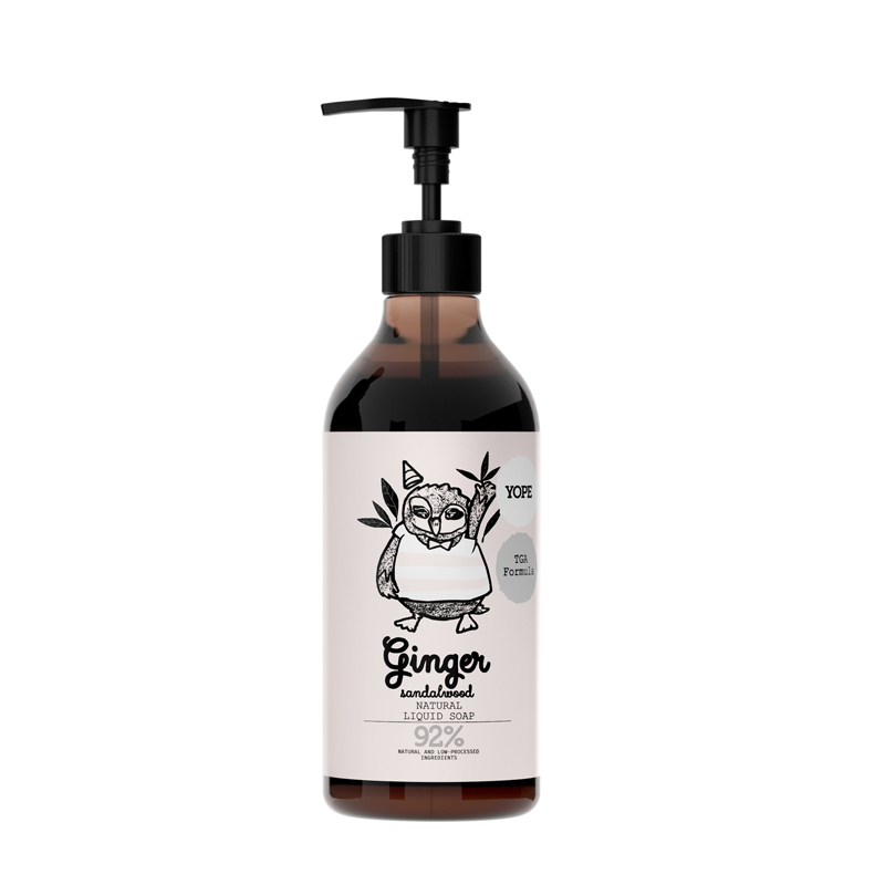 Gel de Ducha fórmula TGA - aroma Jengibre y Sándalo (500ml)