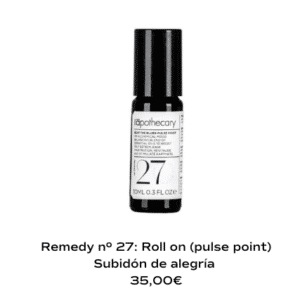 Remedy nº 27: Roll on (pulse point) Subidón de alegría