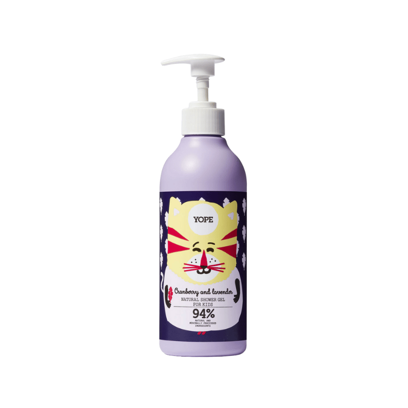 YOPE: Gel ducha niños arandano y lavanda - Made in Tribe