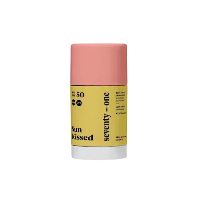 Seventy One: Protector solar SPF50+ en Stick - Sunkissed - MADE in TRIBE